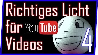 Das richtige Licht für YouTube Videos Budget YouTuber Teil 4 [upl. by Enhpad]