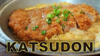 Easy Pork Chicken Cutlet Rice Bowl Katsudon [upl. by Yarb]