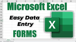 How to Create Data Entry Forms in Excel Excel Tutorial for Beginners [upl. by Ahsimit]