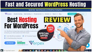 Verpex WordPress Hosting with Free Domain  Verpex Hosting Review 2024 [upl. by Aerdna]