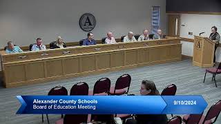 ACS Board of Education Meeting September 10 2024 [upl. by Doowle841]