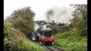 GWR 7820 amp 4277 On The 145 To Ipstones Loop  CVR 25th Anniversary Gala [upl. by Sidnarb6]