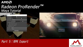 Autodesk Maya Tutorial Part 5A  Renderpool Preparation AMD Radeon™ ProRender Tutorial [upl. by Asilram26]