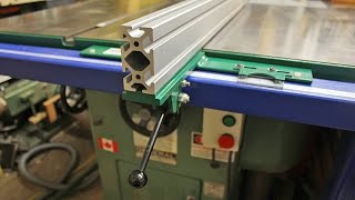 758 Machined Aluminum Extrusions for Table Saw Fence  Inspection [upl. by Amari]