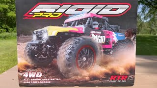 Banggood RC  JJRC C8805 BRUSHLESS 116th Scale 4WD MONSTER TRUCK UNBOXING and FIRST TEST [upl. by Eiramllij]