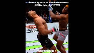 Francis Ngannou VS Alistair overeem highlights ⚡️ ufc francisngannou highlights alistairovereem [upl. by Adnirolc]