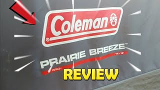 Coleman Tent Review Prairie Breeze model [upl. by Arihat912]