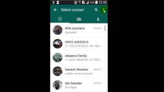 How to forward a message in Whatsapp [upl. by Akirat]