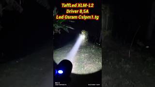 Tes senter TaffLed XMLL2 upgrade led CSLPM1 [upl. by Llerot]