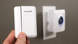 How To Set Up WaveLink Wireless Doorbell with Door Sensor [upl. by Arrehs]