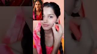 Mallika Singh  radharani  Inspired makeup Look shorts [upl. by Ernie]