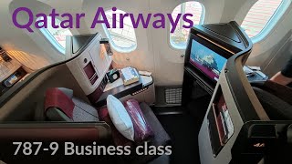 Qatar Airways second best business class  7879 Adient Ascent [upl. by Yoj967]