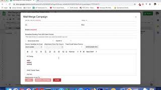 Edit Email using HTML Editor of Mail Merge for Docs using Another Sheet Data add on for Sheet [upl. by Akeinahs]