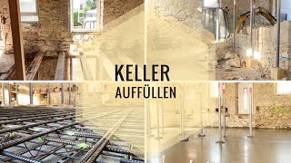 HausbauBlog 13  Keller auffüllen wenn der Bagger in der Küche steht [upl. by Horst142]