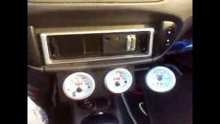 Fiat Seicento sporting strumentazione manometri gauges [upl. by Aihtibat]