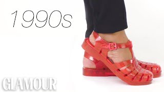 100 Years of Womens Shoes  Glamour [upl. by Aicirt]