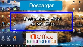 Descargar herramienta de desinstalación de Office 2010  2013  2016 [upl. by Dorris]