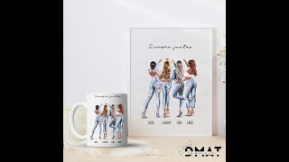 Regalos originales impresos con ilustraciones personalizadas [upl. by Ardyce]