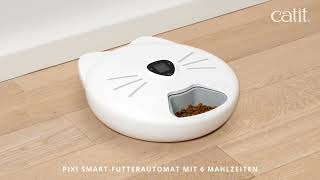 Catit  PIXI SmartFutterautomat mit 6 Mahlzeiten [upl. by Frechette657]