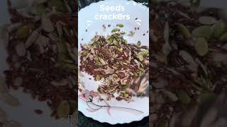 Seed crackers healthy food cooking recipe diet [upl. by Nivalc]