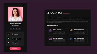 How to Create Personal Portfolio Website Using HTML and CSS Only [upl. by Obed532]