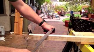 Making an Inexpensive 75 lb Laminated Hickory Bamboo English Longbow [upl. by Airamalegna]