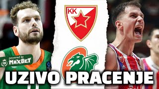 UŽIVO Crvena zvezda vs Cedevita Olimpija [upl. by Esac]