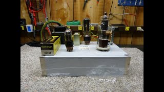 807 Single Ended Audio Amplifier Project  Part 1 [upl. by Saltsman]