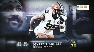 5 Myles Garrett DE Browns NFL Top 100 Players Of 2024 [upl. by Akinek]