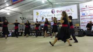 Zorbas Dance by Pagi dance group at Corfu Beer Festival 2013 in Arillas [upl. by Ahola]