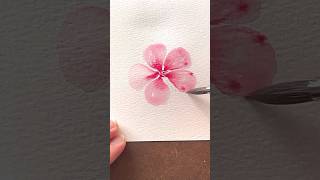 Paint a Beautiful FLOWER in 10 second ❤️ [upl. by Jordison154]