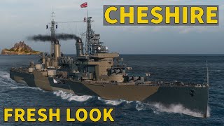 Cheshire  British Heavy Cruiser  World of Warships [upl. by Aniad]