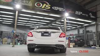 MercedesBenz E43 AMG SPOWER EXTREME Valve Exhaust System SEE [upl. by Seniag176]