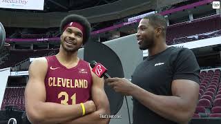 Tristan Thompson hilariously takes over mic at Cleveland Cavaliers Media Day [upl. by Okram]