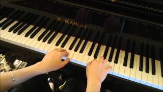 Play Along Piano Tutorial by Anastasia Hronis Arabesque by Burgmuller [upl. by Nayrbo]