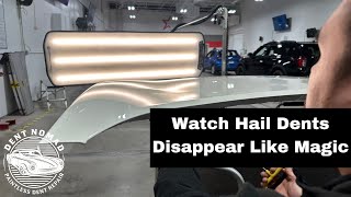 Watch Hail Dents Disappear Like Magic [upl. by Hakon]