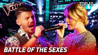 TOP 10  BOYGIRL DUETS in The Voice [upl. by Rickard]