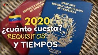 PASAPORTE VENEZOLANO y PRORROGA  Todo LO QUE tienes que SABER  2020  Angelianak [upl. by Antrim]