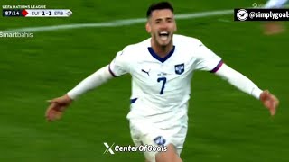 Switzerland vs Serbia  11  Highlights  UEFA Nations League 2024 [upl. by Ihpen]