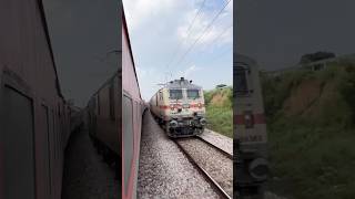 Thiruvananthapuram H Nizamuddin Rajdhani Express youtube shortsviral shorts shortvideo train [upl. by Yror]