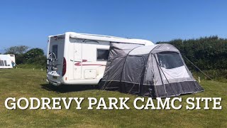 Arriving at Godrevy Park Caravan and Motorhome Club Site [upl. by Bobbie]