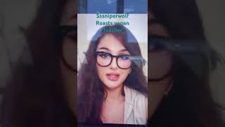 Sssniperwolf roasts vegan teacher should watch [upl. by Ambrosius]