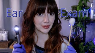 ASMR Otoscope Ear Exam Ear Cleaning and Hearing Tests  Doctor Roleplay [upl. by Aratnahs565]