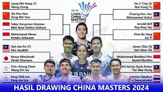 HASIL DRAWING CHINA MASTERS 2024 𝗚𝗜𝗟𝗔𝗞 𝗗𝗥𝗔𝗪𝗡𝗬𝗔 𝗕𝗘𝗥𝗧𝗔𝗕𝗨𝗥 𝗣𝗘𝗥𝗔𝗡𝗚 𝗦𝗔𝗨𝗗𝗔𝗥𝗔 chinamasters2024 [upl. by Archibaldo]