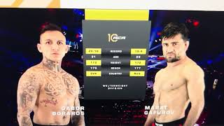 Gabor Boraros vs Marat Gafurov MMA full video [upl. by Eikcin]