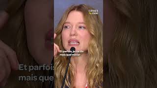 quotQuel métier étrange quot Léa Seydoux sinterroge sur son travail dactrice [upl. by Dee Dee]