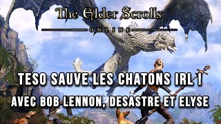 TESO sauve les chatons IRL  Avec Bob Lennon Desastre et Elyse   THE ELDER SCROLLS ONLINE FR [upl. by Bremble]