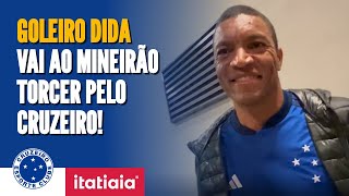 DIDA VOLTA A VESTIR CAMISA DO CRUZEIRO NO MINEIRÃO E EXALTA CLUBE quotUMA NAÇÃOquot [upl. by Ronile687]