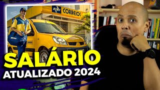 Novo SALÁRIO Concurso CORREIOS 2024  ATUALIZADO🔥 [upl. by Nolur710]