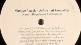 Massive Attack  Unfinished Sympathy Kamouflage loves Fred remix [upl. by Nevanod]